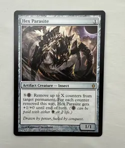 Hex Parasite x1 MTG New Phyrexia 1x Magic Very Good Light Play VG LP - Image 1