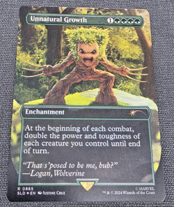 MTG - Marvel's Secret Lair - Wolverine - Unnatural Growth Foil #865 - Image 1