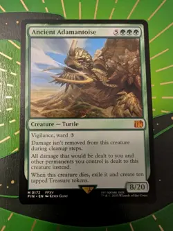 MTG Final Fantasy Ancient Adamantoise Regular NM - Image 1