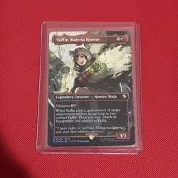 Yuffie, Materia Hunter (Borderless) (Chocobo Track Foil) Final Fantasy Holiday - Image 1