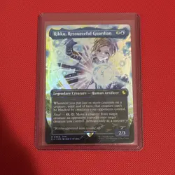Rikku, Resourceful Guardian 468 Borderless Chocobo Track Foil MTG Final Fantasy - Image 1
