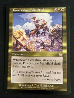 1x Powerstone Minefield (115) Apocalypse LP MTG Magic the Gathering x1 MKE - Image 1