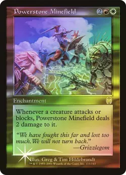 Apocalypse MTG FOIL Powerstone Minefield Magic - Image 1