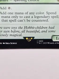 Delighted Halfling NM ltr 158 Universes Beyond: The Lord of the Rings mtg lotr - Image 3