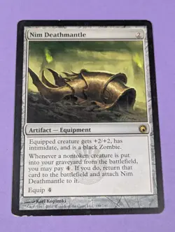 MTG Magic: Scars of Mirrodin: Nim Deathmantle #188/249 Rare - LP - Image 1