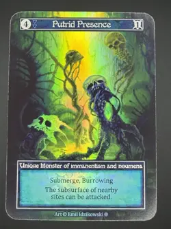 Putrid Presence Sorcery Gothic Unique NM Foil - Image 1