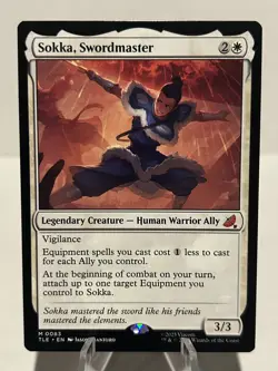 Sokka, Swordmaster 83 M Avatar: The Last Airbender: Eternal-Legal NM MTG - Image 1