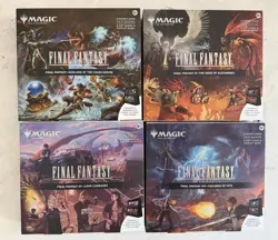 Magic The Gathering Final Fantasy Scene Box Bundle All 4 - IN HAND - Image 1
