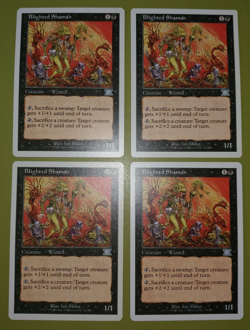 Blighted Shaman x4 6th Sixth Edition 4x Playset MTG Magic the Gathering - Image 1