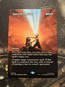 1x MtG Force of Negation Avatar: The Last Airbender Borderless Regular NM x1 - Image 1