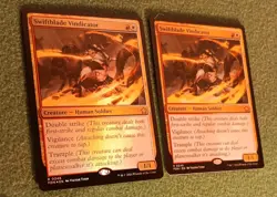 MTG 2x Swiftblade Vindicator (1 Foil) - Foundations - 0246 Rare - Image 1