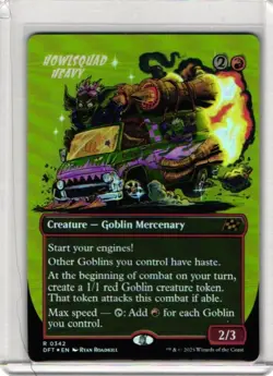 Near Mint x 1 Howlsquad Heavy - Foil - Borderless Aetherdrift 0342 - Image 1