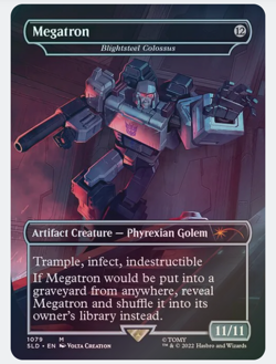 Megatron - Blightsteel Colossus Secret Lair Drop NM Foil - Image 1