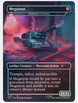 Megatron - Blightsteel Colossus Secret Lair Drop NM Foil - Image 2