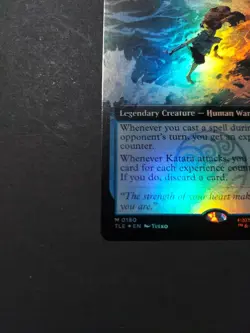 MTG Avatar The Last Airbender Katara, Waterbending Master Extended Art Foil 0180 - Image 4