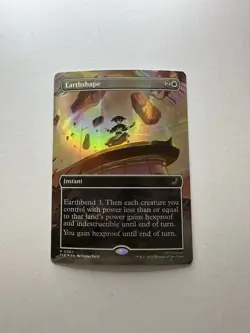 Earthshape NM Foil Borderless Avatar The Last Airbender Magic The Gathering Mtg - Image 1