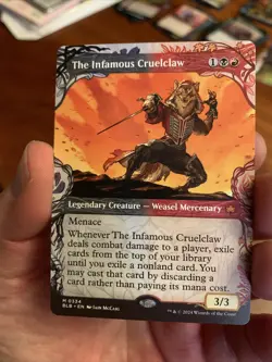 The Infamous Cruelclaw (Showcase, NM) - Bloomburrow - Magic the Gathering - Image 1