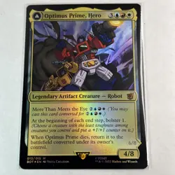 1x FOIL OPTIMUS PRIME, HERO - Transformers - MTG - Magic the Gathering - Image 1