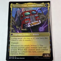 1x FOIL OPTIMUS PRIME, HERO - Transformers - MTG - Magic the Gathering - Image 2
