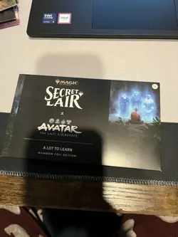 MTG Secret Lair x Avatar: The Last Airbender - A Lot to Learn - Rainbow Foil - Image 1