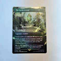 MTG Final Fantasy The Earth Crystal Borderless Foil #342 - Image 1