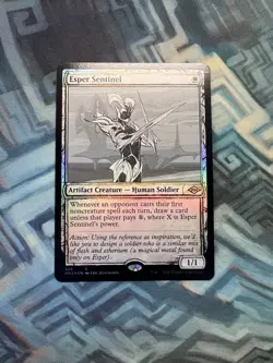 MTG Foil Showcase Esper Sentinel NM Unplayed Modern Horizons 2 - Image 1