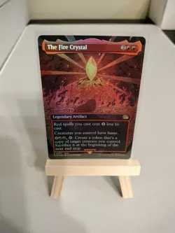 The Fire Crystal (Borderless) Final Fantasy Foil - Image 1
