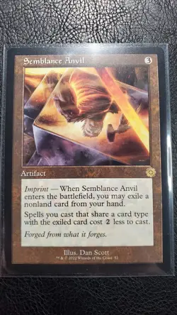 Semblance Anvil Retro Frame 52 M PF MTG Brothers War Series - Image 1