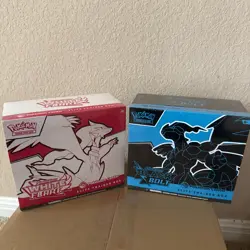 Pokemon Center Black Bolt & White Flare Elite Trainer Box ETB Set Sealed - Image 1