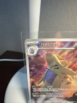 Pokemon TCG Tyranitar Scarlet & Violet Paldea Evolved Holo Card 222/193 NM - Image 3
