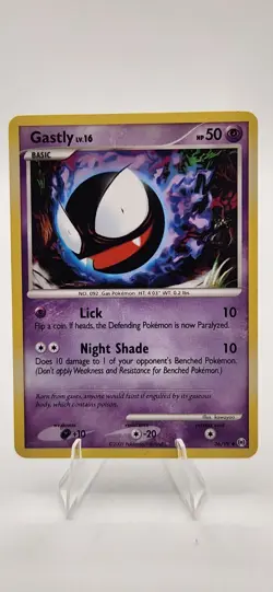 Pokemon TCG Gastly Arceus 36/99 Regular Uncommon - NM - Image 1