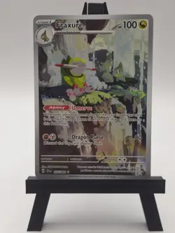 Pokemon TCG Fraxure 077/064 Shrouded Fable Illustration Rare Card Near Mint - Image 1