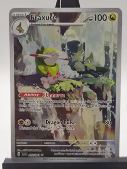 Pokemon TCG Fraxure 077/064 Shrouded Fable Illustration Rare Card Near Mint - Image 2