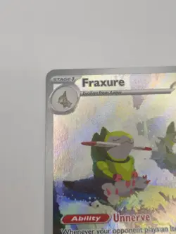 Pokemon TCG Fraxure 077/064 Shrouded Fable Illustration Rare Card Near Mint - Image 3