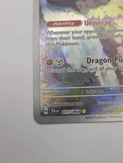 Pokemon TCG Fraxure 077/064 Shrouded Fable Illustration Rare Card Near Mint - Image 5