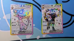 Pokemon TCG Umbreon Ex Espeon Ex Svp 175 176 Promo Pair NM Prismatic Evolution - Image 1