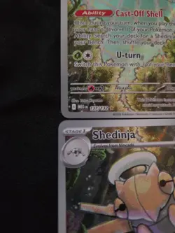 2 Pokemon TCG Meg Evo Shedinja #144/132 & Ninjask #137/132 Combo Full arts RAW - Image 5