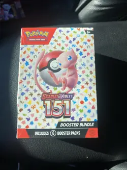 Pokemon TCG Scarlet & Violet 151 Booster Bundle 6 Packs, Factory-Sealed - Image 1