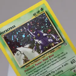Pokemon TCG - Heracross 6/111 Neo Genesis Holo Rare - MP Indent - Image 1