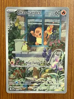 2023 Pokemon Scarlet & Violet Charmander SVP Black Star #044 PSA 9 NEAR MINT - Image 1