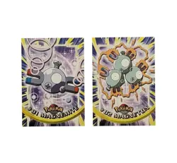 Topps Pokemon Magnemite #81and #82 Magneton 1999 TV Animation Edition Non Holo - Image 1