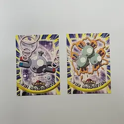 Topps Pokemon Magnemite #81and #82 Magneton 1999 TV Animation Edition Non Holo - Image 4