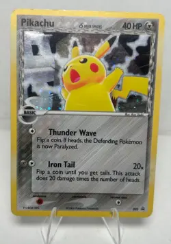 Pokemon Pikachu TCG Delta Species 035 Promo Holo Black Star 2006 - Image 1