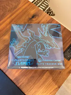 Pokemon Center TCG Phantasmal Flames Elite Trainer Box PKC ETB - Minor Rip - Image 2
