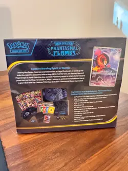 Pokemon Center TCG Phantasmal Flames Elite Trainer Box PKC ETB - Minor Rip - Image 5
