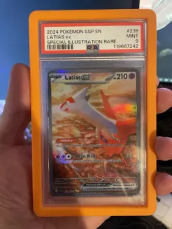 PSA 9 Latias Ex #239 Surging Sparks (2024) | Special Illustration Rare | Pokemon - Image 2