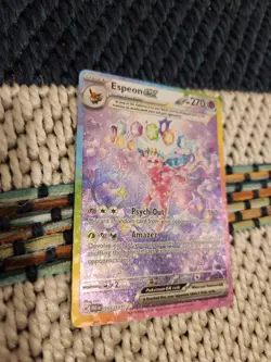Pokemon TCG Espeon EX 155/131 Prismatic Evolutions Special Illustration Rare - Image 3