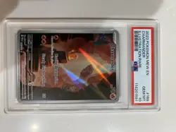 2023 POKEMON MEW EN-151 ILLUSTRATION RARE #168 CHARMANDER PSA 10 - Image 2