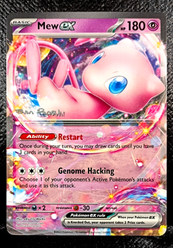 2024 World Championships Pokemon Honolulu Evan Pavelski Mew Ex **MINT*QRSC** - Image 1
