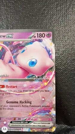 2024 World Championships Pokemon Honolulu Evan Pavelski Mew Ex **MINT*QRSC** - Image 3